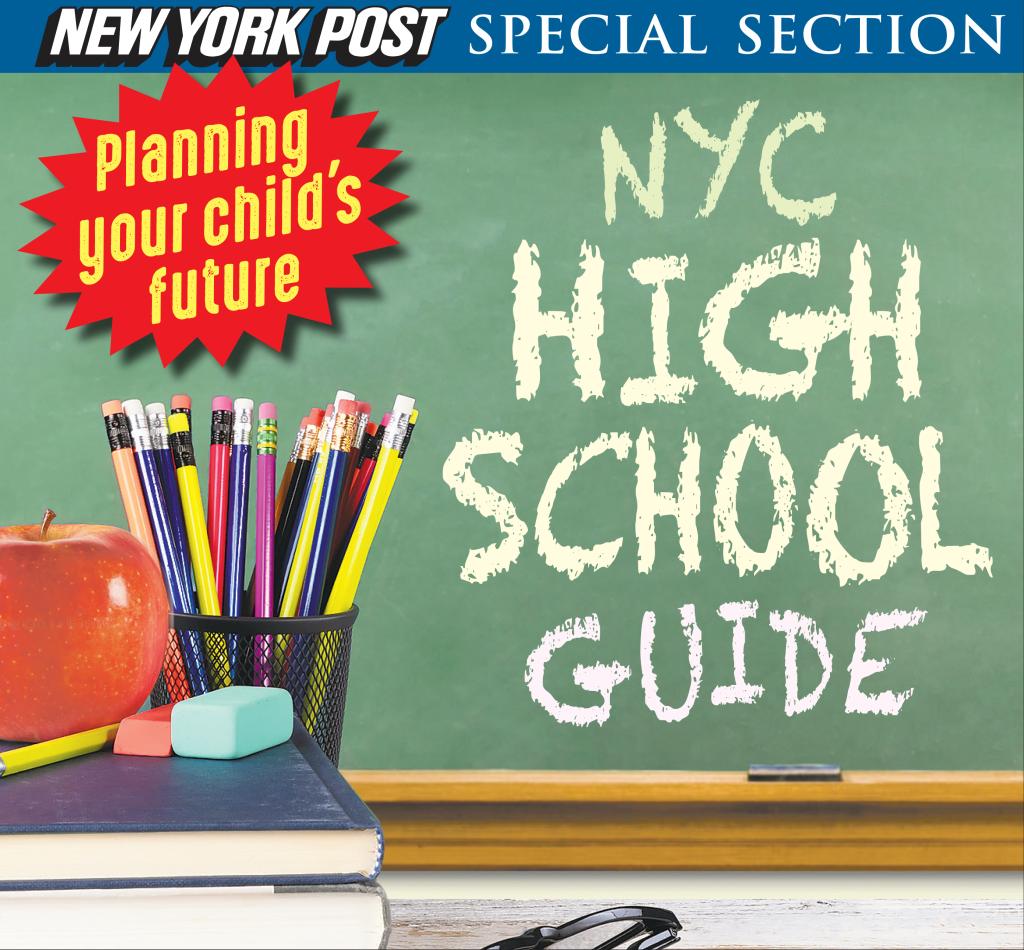 The New York Post has a guide to the top high schools in the city.