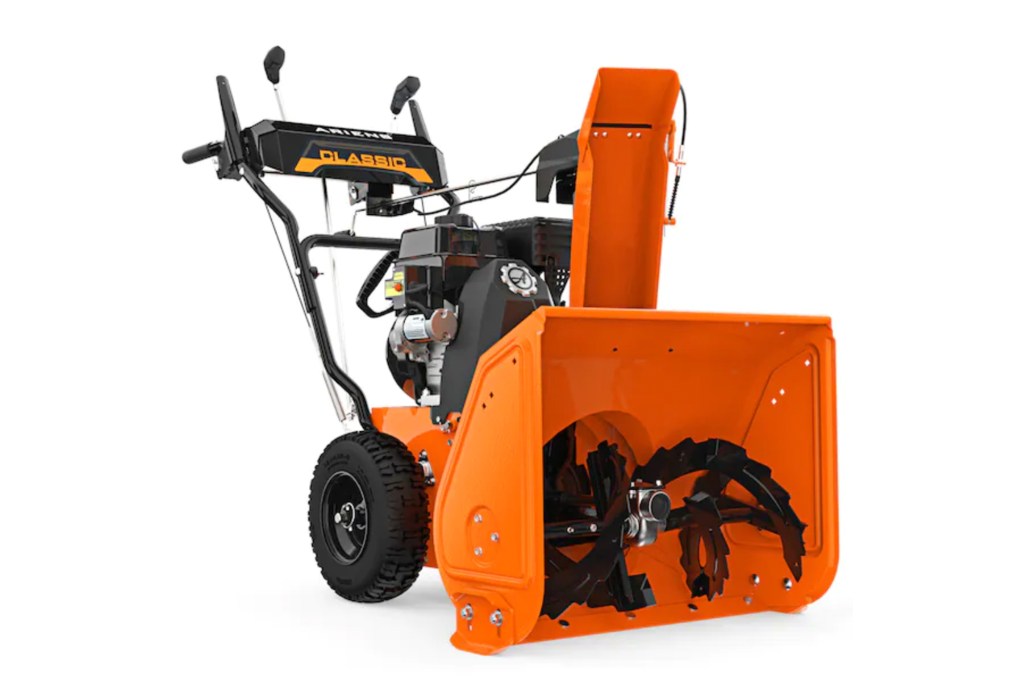 Ariens Self-Propelled Gas Snow Blower with Push-Button Electric Start, orange