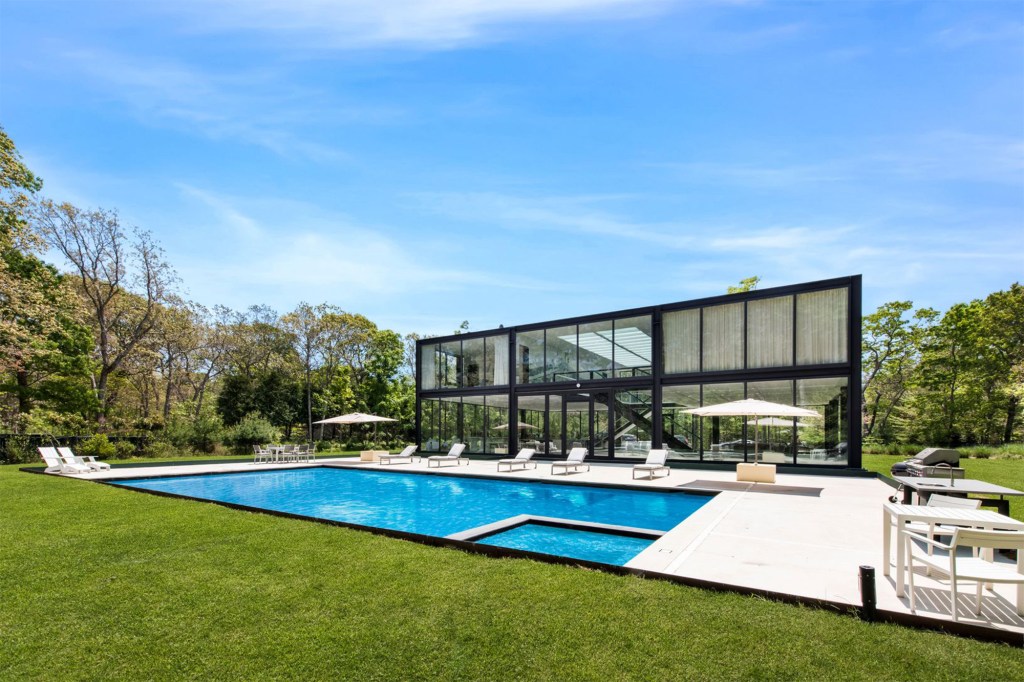 The pressure is on for the agents to sell this 10,000-square-foot "smart house" in East Hampton, dubbed "Glass House," for $7 million with a splashy VIP, black-tie party to entice buyers.  