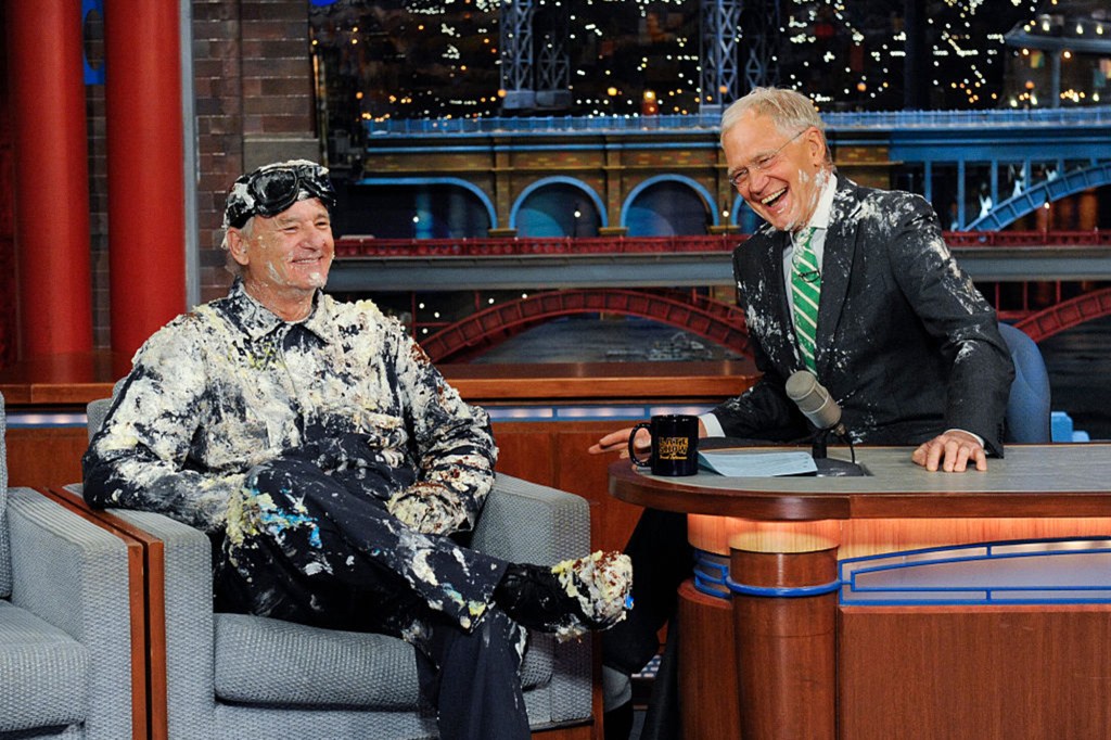 David Letterman and Bill Murray