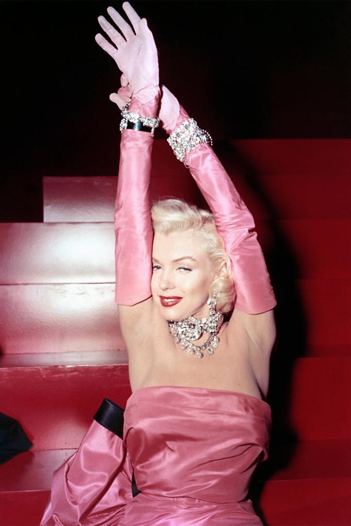 Marilyn Monroe in 1953's Gentlemen Prefer Blondes.