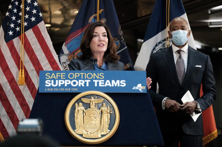 Gov. Hochul said in a statement that she is "incredibly grateful" to receive the endorsements.