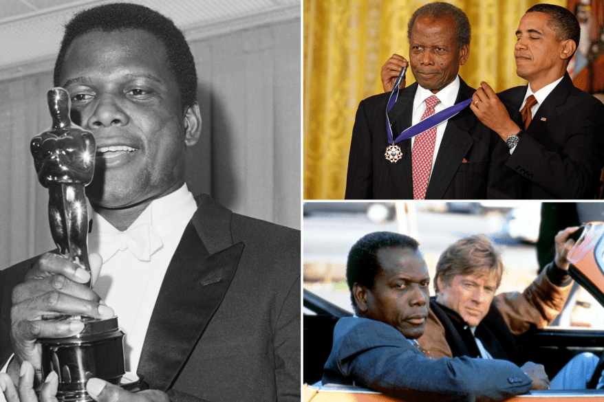 Hollywood legend Sidney Poitier's life and career in photos