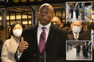 New York Mayor Eric Adams spoke on January 16, 2022 regarding the death of a woman who was pushed into an oncoming R train on January 15, 2022.