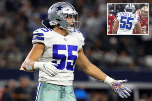 The Cowboys misspelled Leighton Vander Esch's name wrong on his jersey.