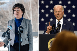 Sen. Susan Collins called Biden's claim of nominating a black woman to the Supreme Court "clumsy" and then said he has not politicized the court.