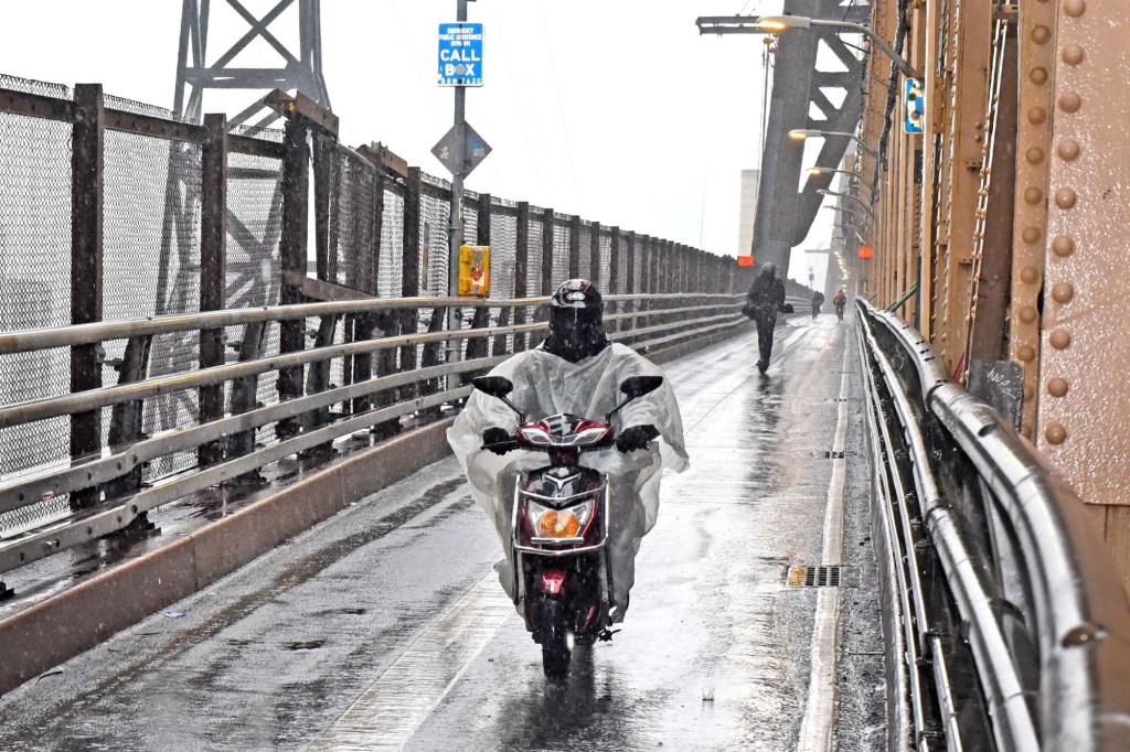 Several people who use the Queensboro bridge for transportation say they fear meeting a moped due to the space. 