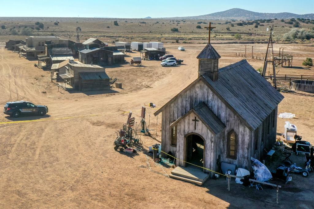 Film set of "Rust."