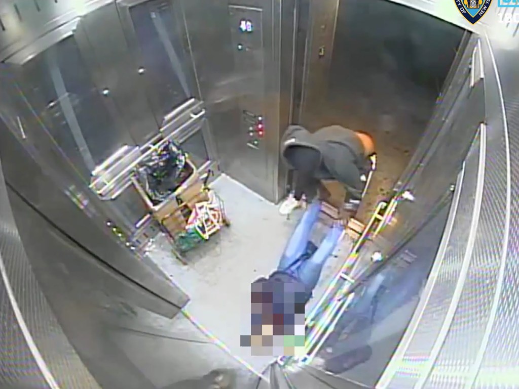 A woman was physically assaulted in the elevator