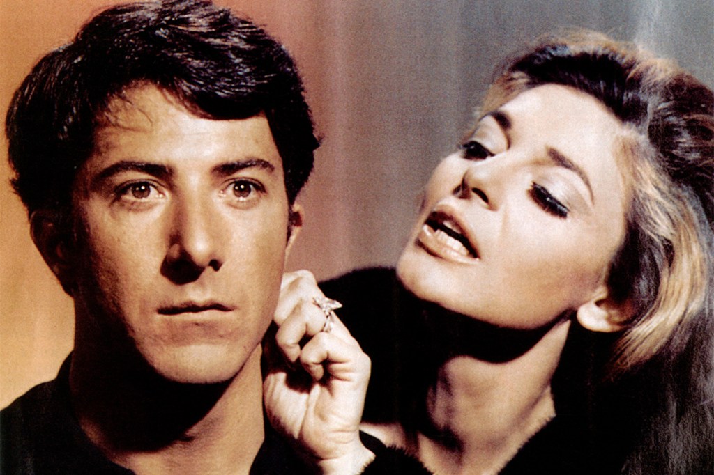 Dustin Hoffman and Anne Bancroft in 1967's The Graduate.