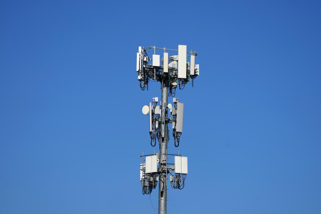 A 5G cell tower in Orem, Utah, U.S., on Tuesday, Jan. 11, 2022.