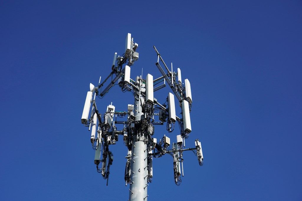 A 5G cell tower in Orem, Utah, U.S., on Tuesday, Jan. 11, 2022.