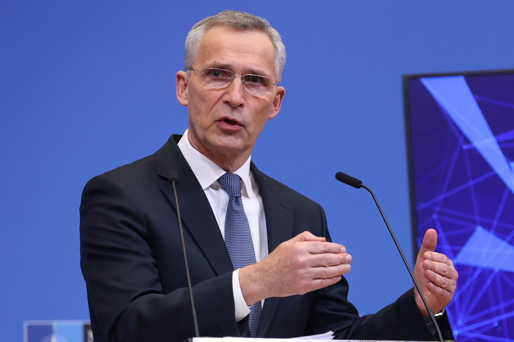 NATO Secretary-General Jens Stoltenberg called out Putin's "dangerous rhetoric" against Western nations.