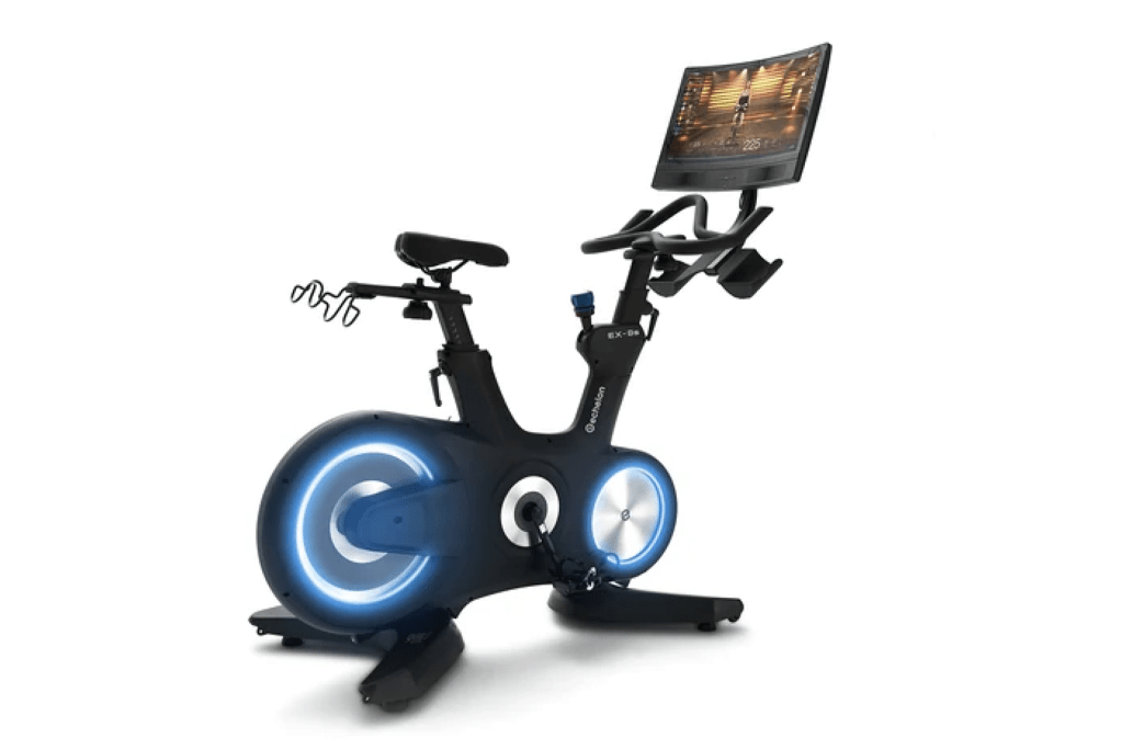 Image of black bike with HD screen and light up wheels.