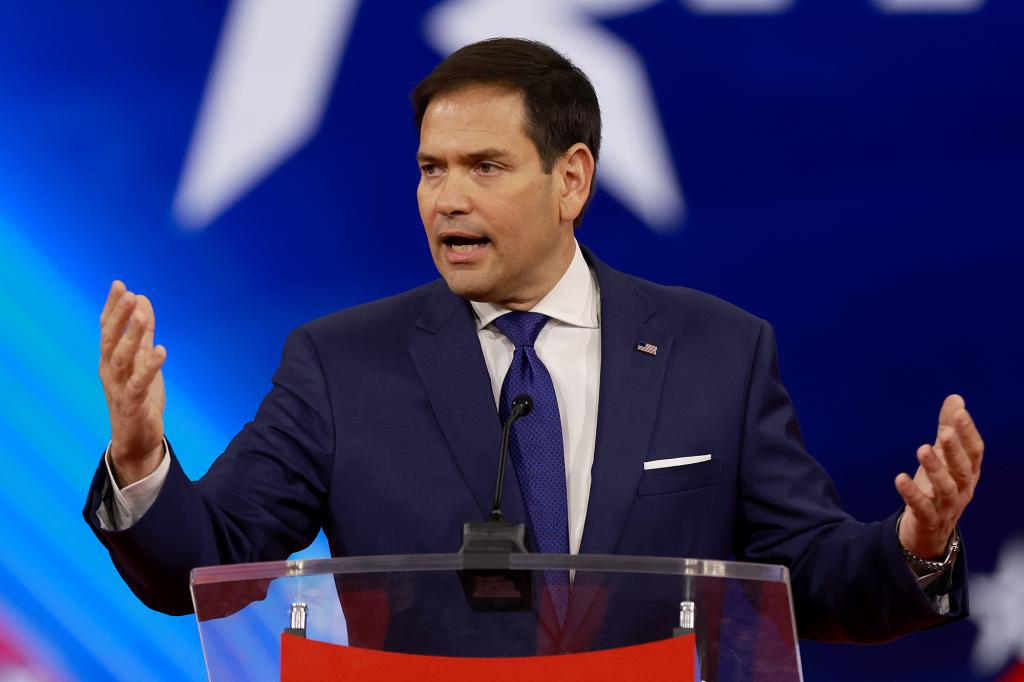 Sen. Marco Rubio (R-FL) speaks during the Conservative Political Action Conference.