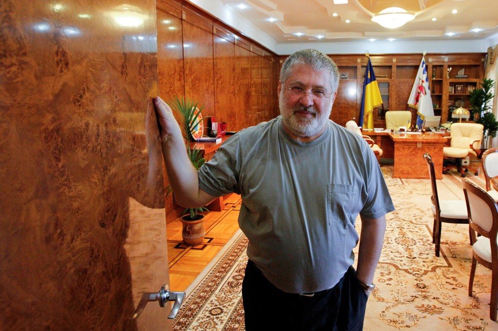 Zelensky won the presidential election in a landslide in 2019 after much of his campaign was allegedly bankrolled by one of Ukraine's richest — and most corrupt — oligarchs, Igor Kolomoisky (above).