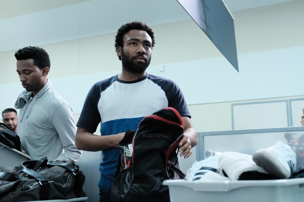 ATLANTA, from left: RJ Walker, Donald Glover,