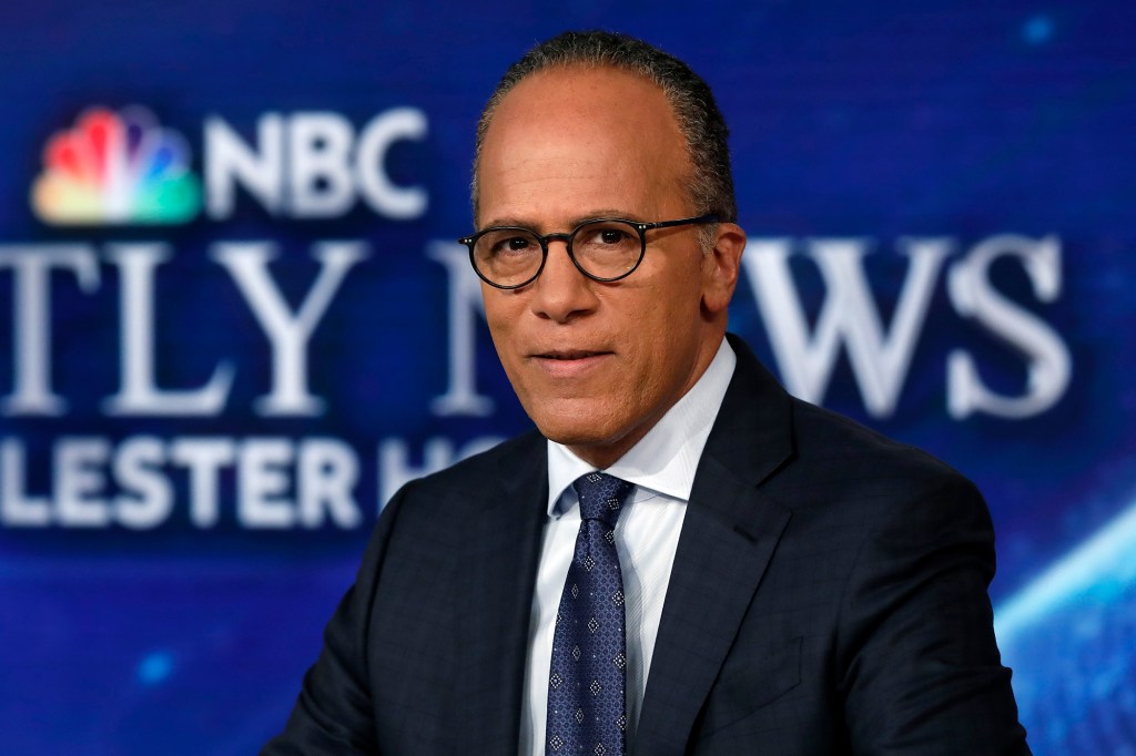 NBC Nightly News and Dateline anchor Lester Holt 