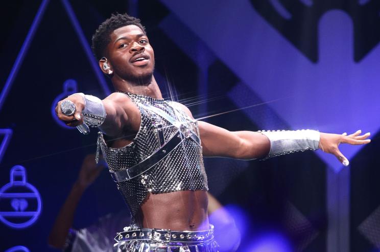 Lil Nas X performs at the iHeartRadio Z100 Jingle Ball 2021 on Dec. 10 in New York City.