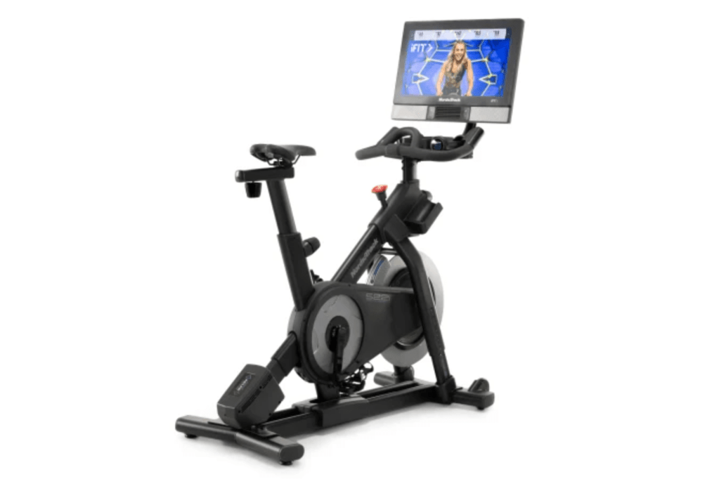 Image of black bike with screen