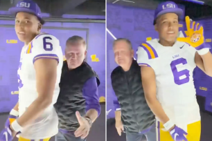 Danny Lewis commits to Alabama after dancing with LSU's Brian Kelly