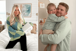 Aspyn Ovard drew confusion on TikTok when she claimed her husband and daughter were wearing matching blue long sleeve shirts.