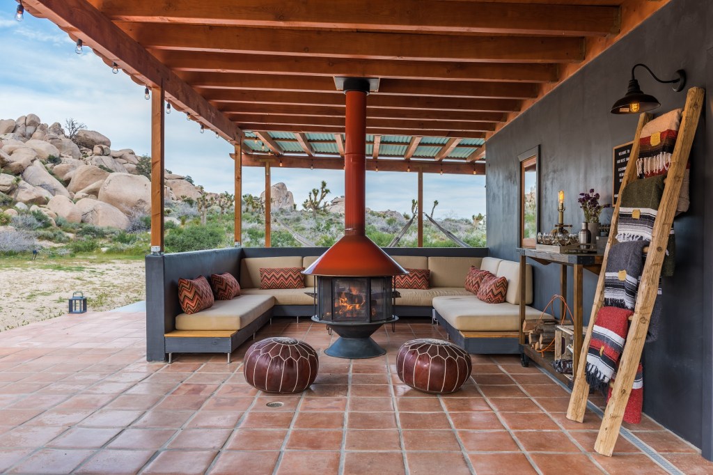 Interior of the Joshua Tree property.