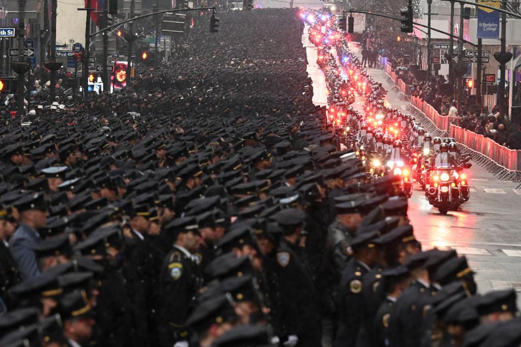 NYPD funeral