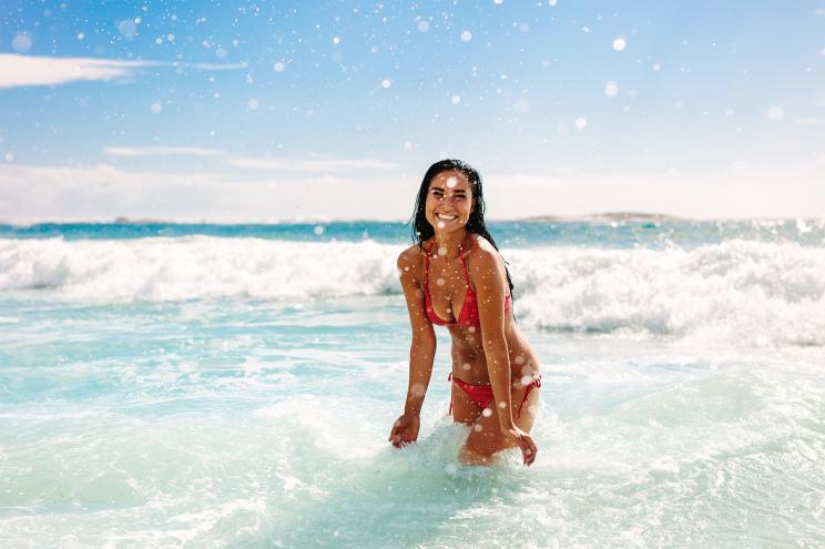 Girl on beach