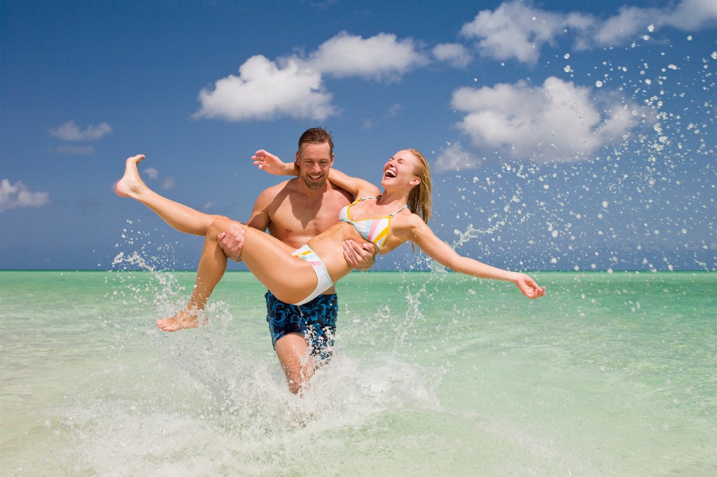 couple on beach