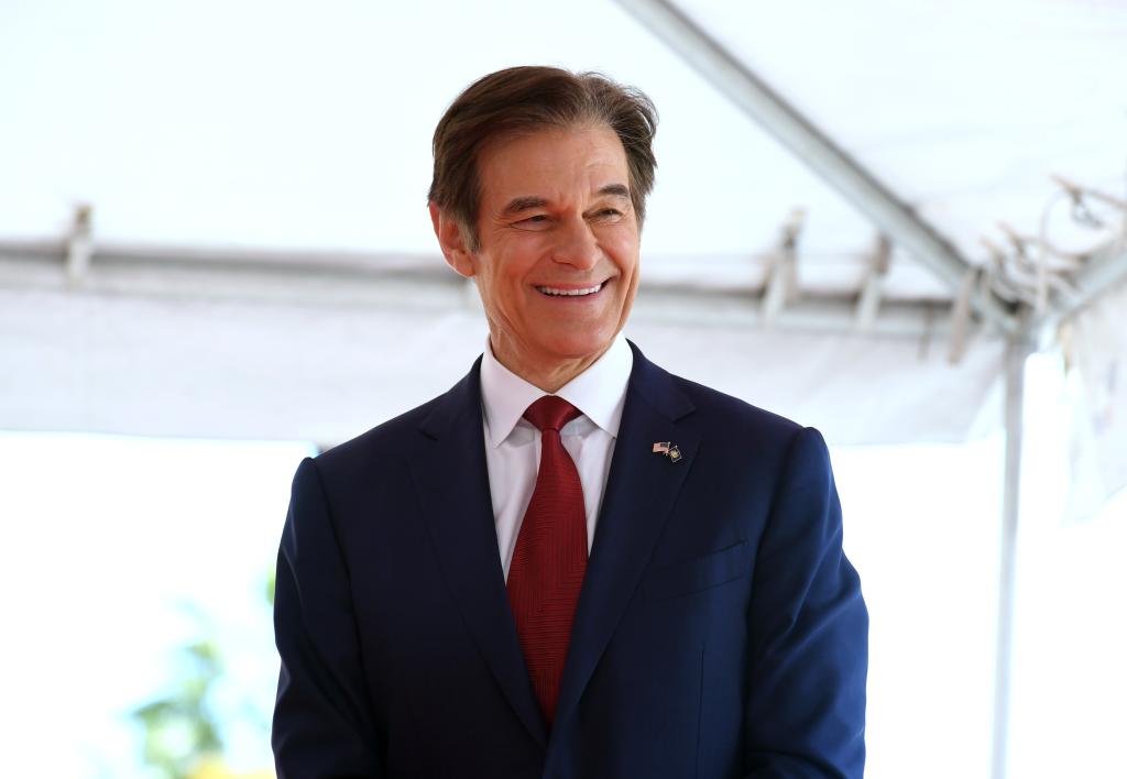 Dr. Mehmet Oz receives a star on the Hollywood Walk of Fame.