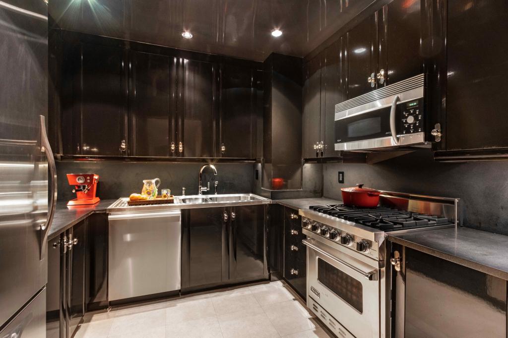 The kitchen inside the UES home.