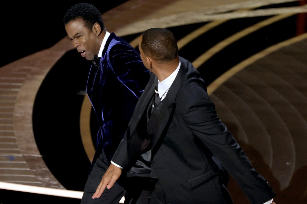 Will Smith slaps Chris Rock