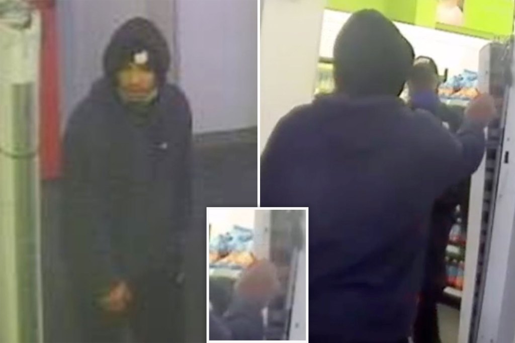 The suspect in the Duane Reade robbery.