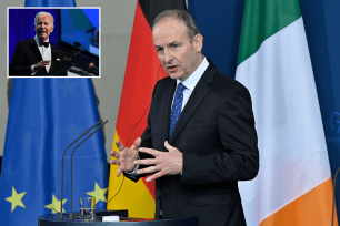 Taoiseach Micheál Martin interacted with Biden but was not in close contact, as the prime minister testing positive for COVID-19 left the Ireland Funds Gala.