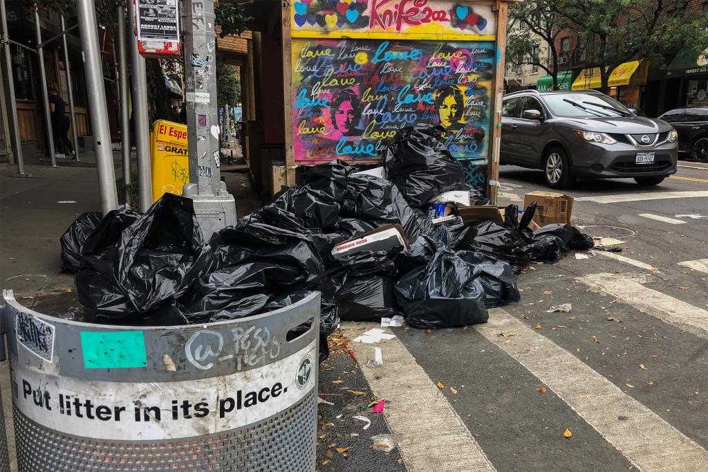 Sidewalks need to be clean and free of garbage bags to make the city more welcoming.