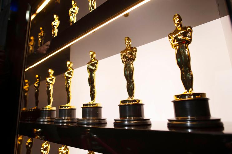 HOLLYWOOD, CALIFORNIA - FEBRUARY 09: In this handout photo provided by A.M.P.A.S. Oscars statuettes are on display backstage during the 92nd Annual Academy Awards at the Dolby Theatre on February 09, 2020 in Hollywood, California. (Photo by Matt Petit - Handout/A.M.P.A.S. via Getty Images)