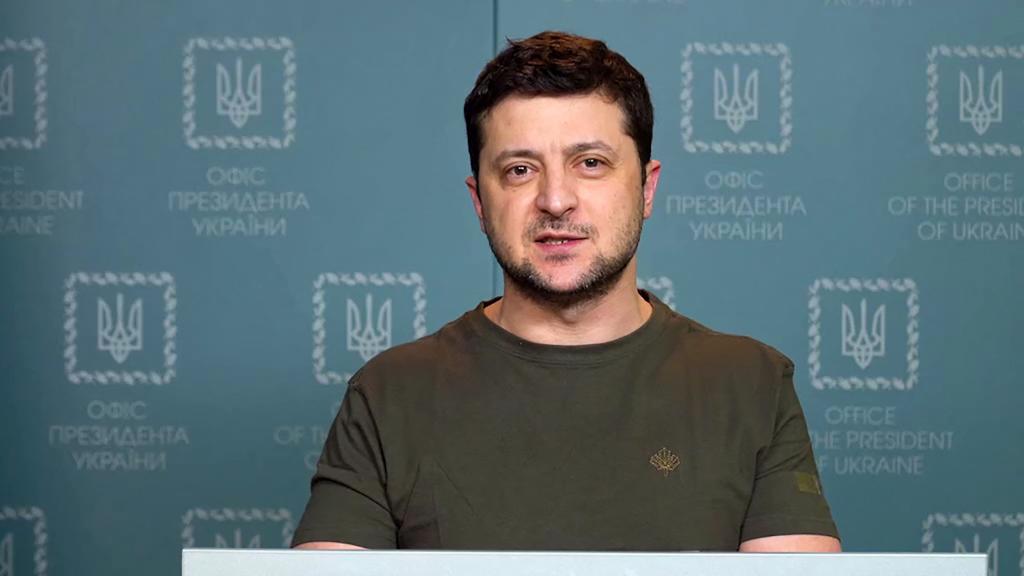 Ukrainian President Volodymyr Zelensky said that there will be no peace talks until Russia stops attacking his people.