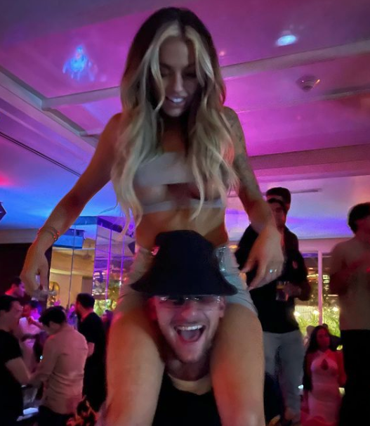 Johnny Manziel and Kenzie Werner party in Miami