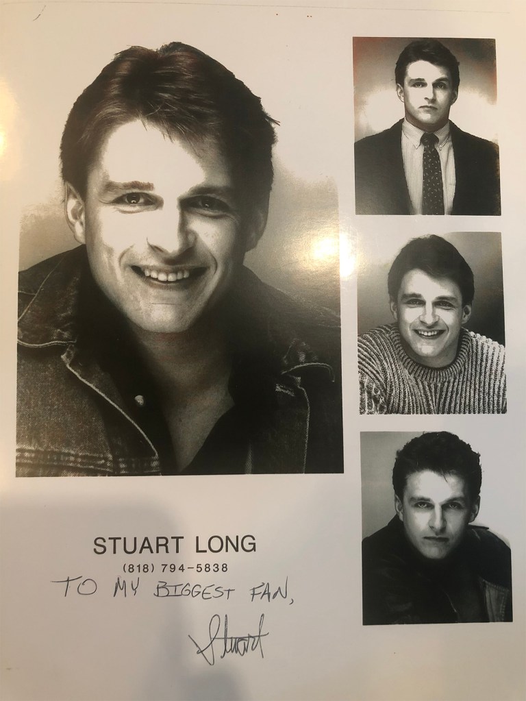 Stuart Long's headshots when he was pursuing acting.