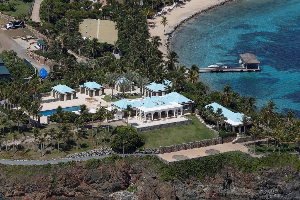 Part of Bryant's ordeal took place at Epstein's private Caribbean pad.