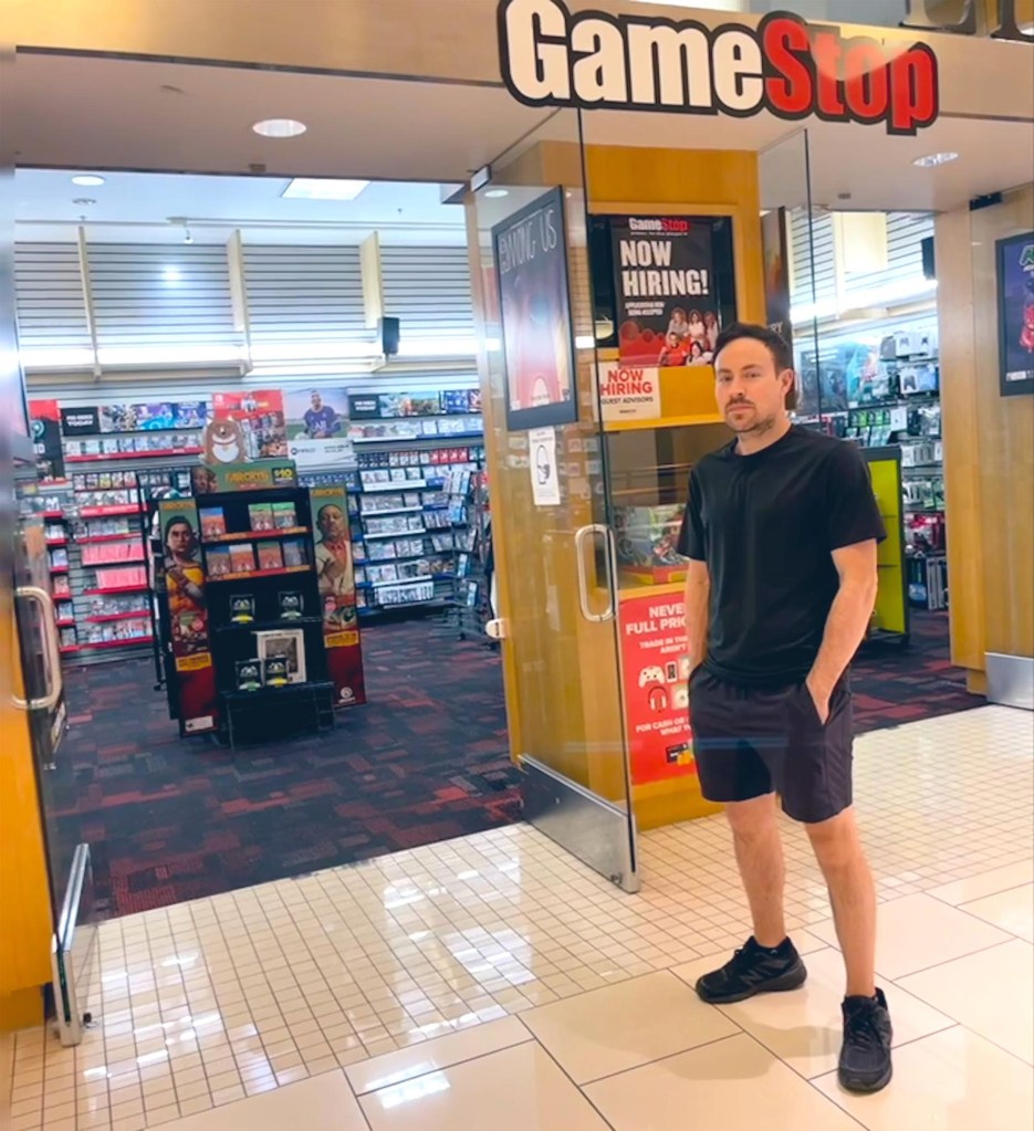 Chairman Ryan Cohen outside a GameStop