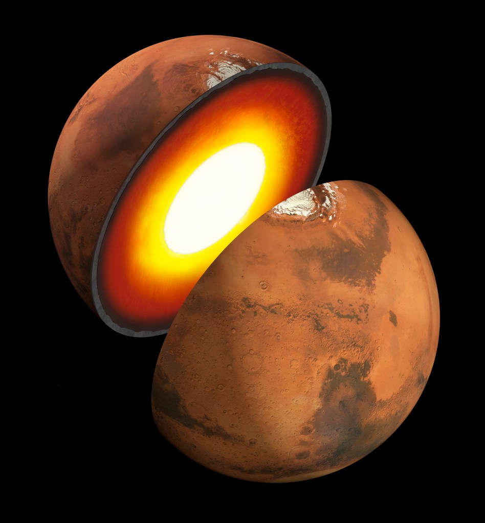 Artist rendition of the formation of rocky bodies in the solar system, how they form and differentiate and evolve into terrestrial planets.