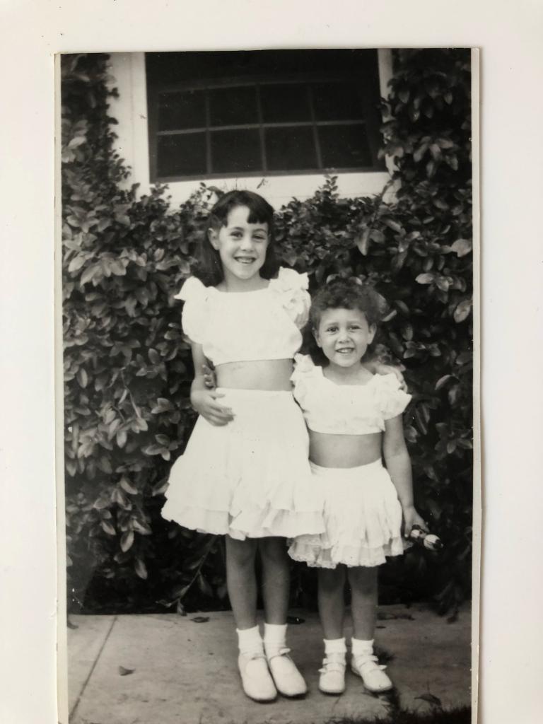 Nora Ephron and Delia Ephron as children.