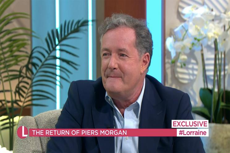 It was the first time in over a year that Piers Morgan has appeared on ITV daytime since his very abrupt exit from Good Morning Britain.