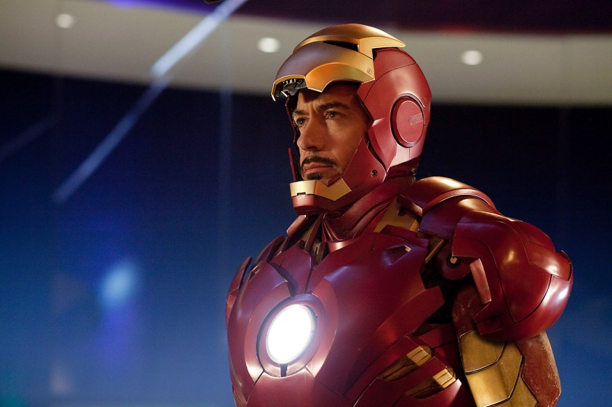 Still of Robert Downey Jr. in "Iron Man 2" in 2010.