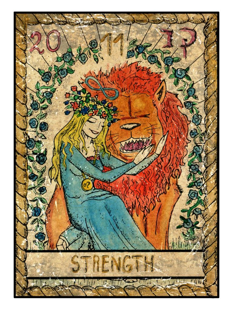 Leo tarot card