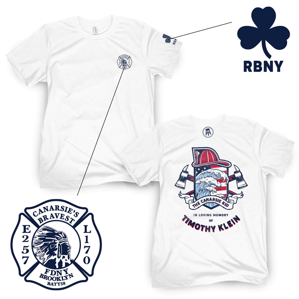 Barstool Sports is selling a t-shirt to commerate fallen firefighter Timonthy Klein.