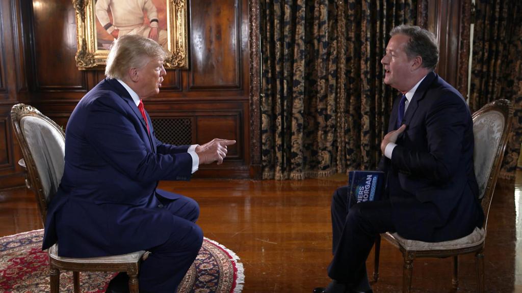 Piers Morgan exclusive and fiery sit-down interview with Trump, that will air on Fox