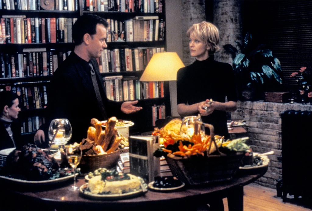 Tom Hanks and Meg Ryan in "You've Got Mail."